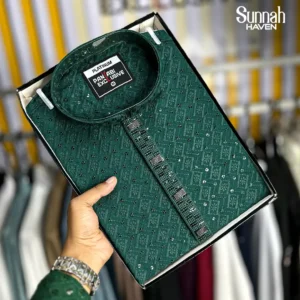 Indian Sequence Punjabi Deep Green