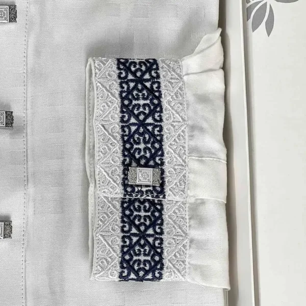 Premium Embroidered-Panjabi White 3